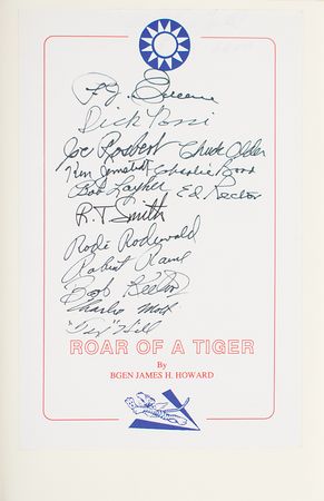 Lot #305 Flying Tigers Signed Book - Image 2