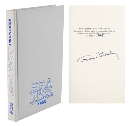 Lot #696 Star Trek: Gene Roddenberry Signed Book - Image 1