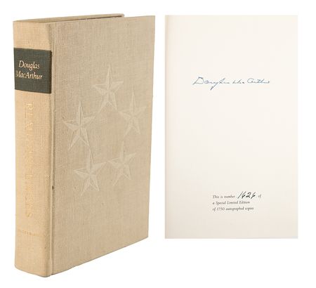 Lot #311 Douglas MacArthur Signed Book - Image 1
