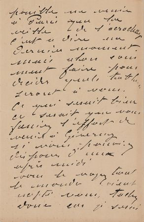 Lot #402 Claude Monet Autograph Letter Signed - Image 2