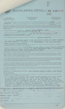 Lot #572 Iggy Pop (4) Documents Signed - Image 2