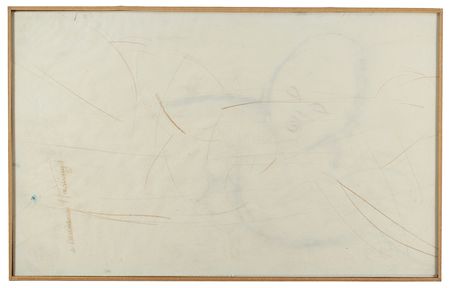 Lot #400 Amedeo Modigliani Signed Sketch - Image 3
