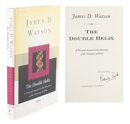 Lot #104 DNA: Watson and Crick Signed Book - Image 1