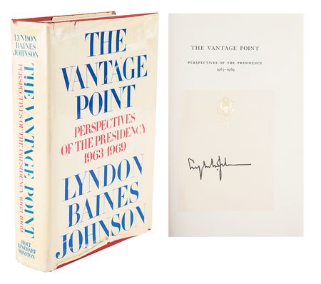 Lot #62 Lyndon B. Johnson Signed Book - Image 1
