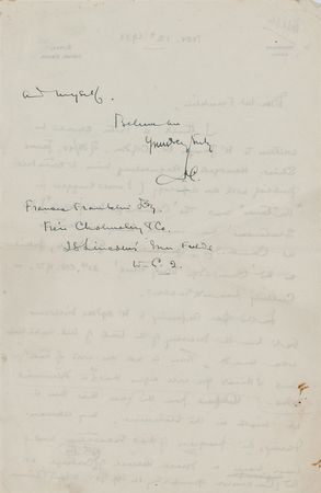Lot #138 Howard Carter: Carter insists he was present for the 