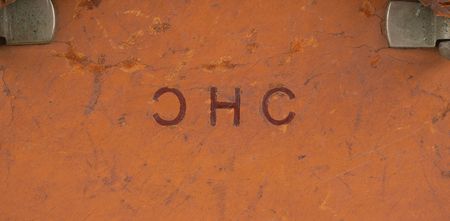 Lot #140 Howard Carter: The Tut discoverer's personal briefcase with interesting monogram: 