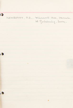 Lot #139 Howard Carter's Handwritten Address Book - Image 7