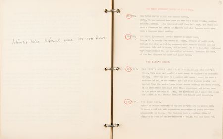 Lot #136 Howard Carter's Hand-Annotated Lecture Notes - Image 10