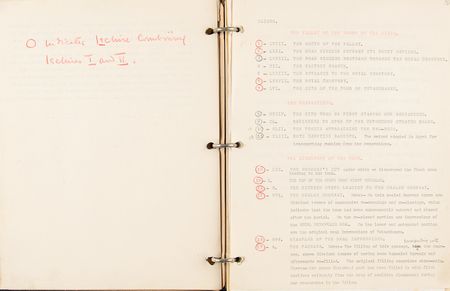 Lot #136 Howard Carter's Hand-Annotated Lecture Notes - Image 4