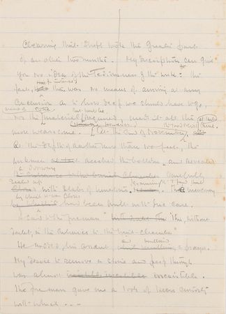 Lot #134 Howard Carter Handwritten Autobiographical Notes - Image 3
