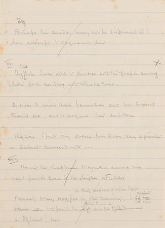 Lot #134 Howard Carter Handwritten Autobiographical Notes - Image 4
