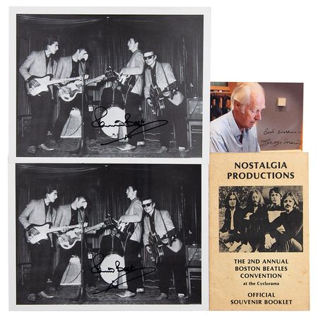 Lot #564 Beatles: Martin, Best, and Williams (4) Signed Items - Image 1