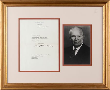 Lot #44 Dwight D. Eisenhower Typed Letter Signed as President - Image 1