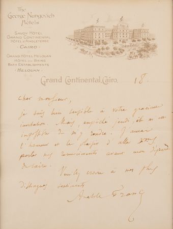Lot #455 Anatole France Autograph Letter Signed - Image 2