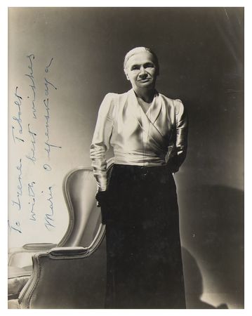 Lot #676 Maria Ouspenskaya Signed Photograph - Image 1
