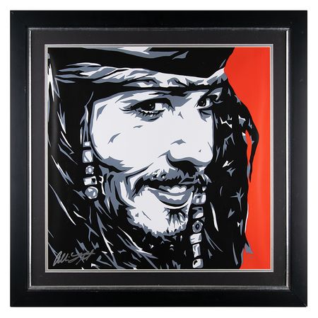 Lot #627 Johnny Depp: Allison Lefcort Signed Lithograph - Image 2