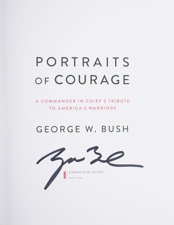 Lot #34 George W. Bush Signed Book - Image 2