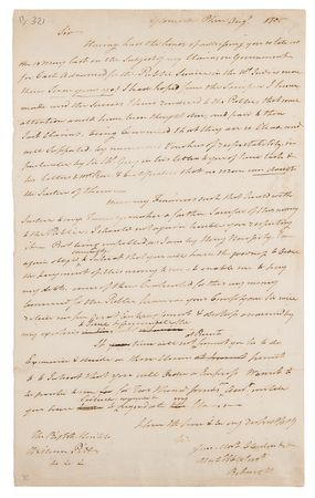 Lot #295 Benedict Arnold Autograph Letter Signed - Image 1