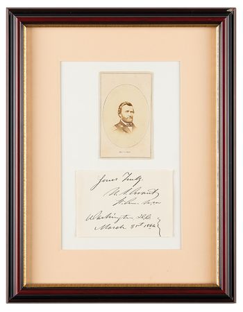 Lot #8 U. S. Grant Signature - Image 2
