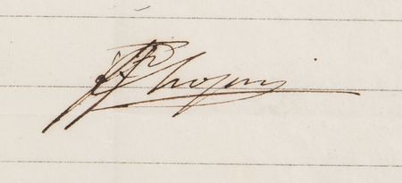 Lot #495 Frederic Chopin Document Signed - Image 2