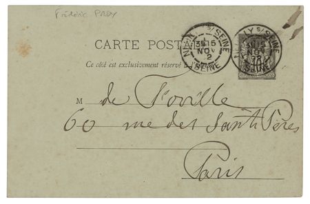 Lot #252 Frederic Passy Autograph Letter Signed - Image 2