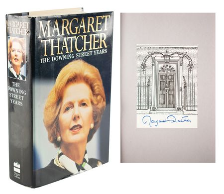 Lot #281 Margaret Thatcher Signed Book - Image 1