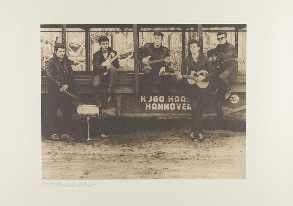 ビートルズ　Astrid Kirchherr 直筆サイン入りプリント　保存額装 Beatles: Astrid Kirchherr Signed Limited Edition Print | RR