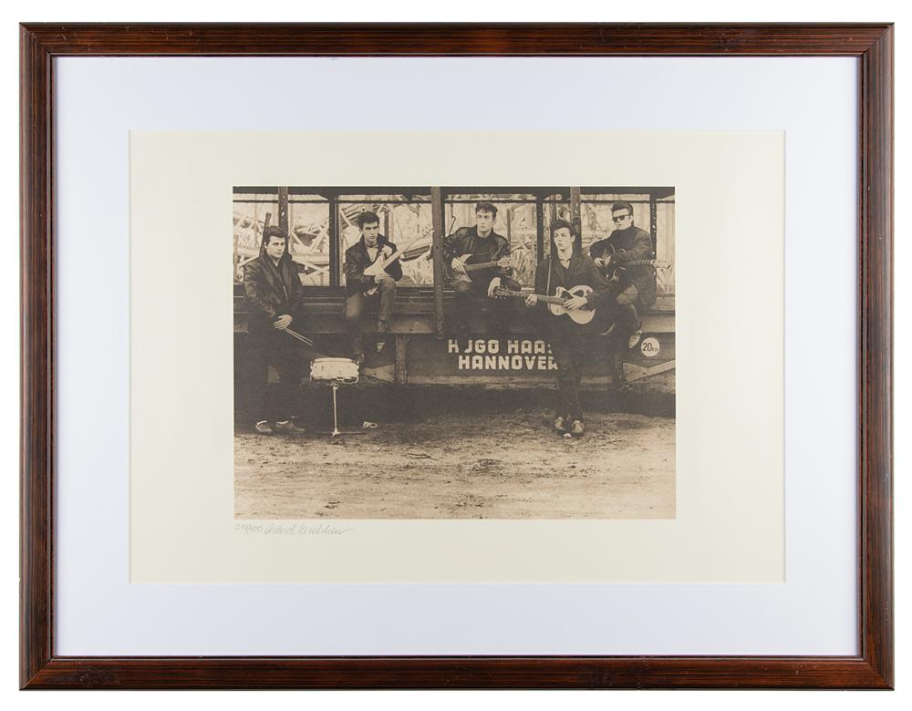 ビートルズ　Astrid Kirchherr 直筆サイン入りプリント　保存額装 Beatles: Astrid Kirchherr Signed Limited Edition Print | RR
