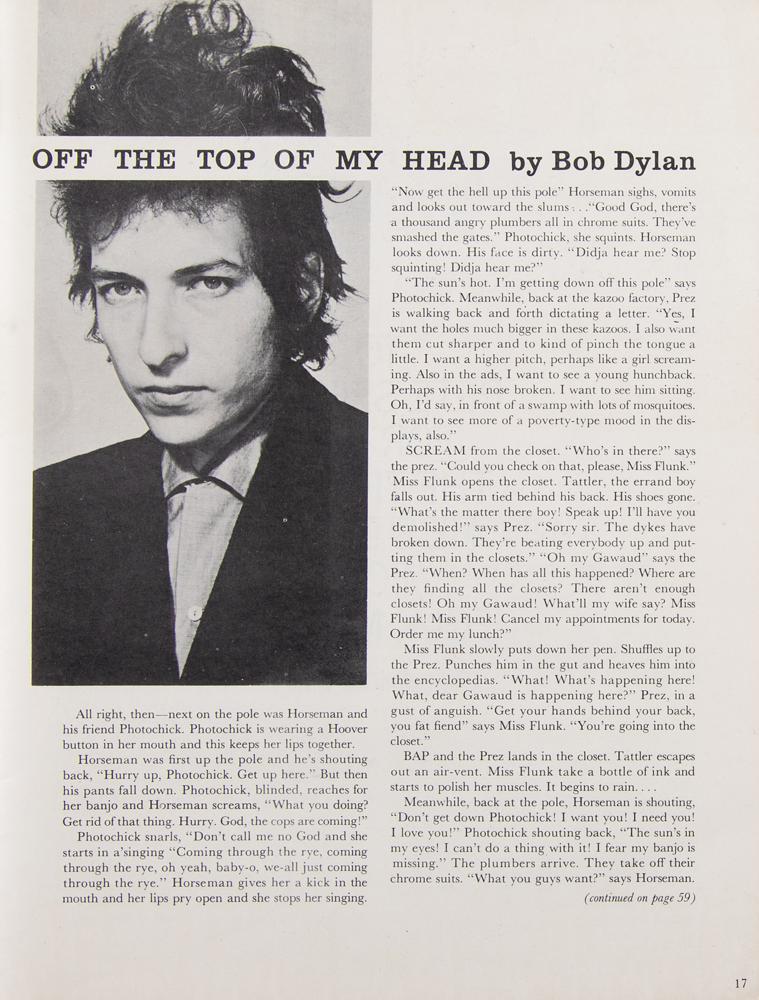 Bob Dylan: 1965 Newport Folk Festival Archive | RR Auction
