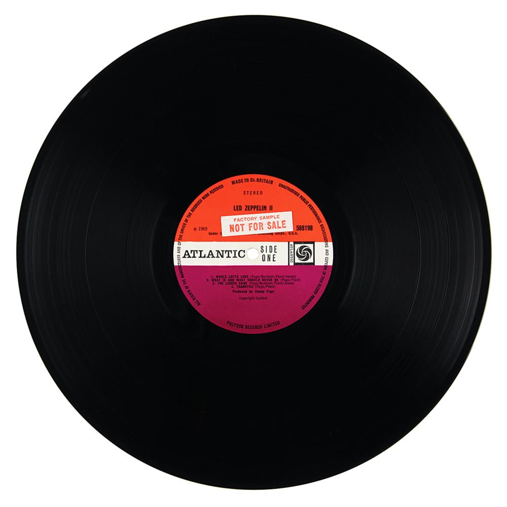 LED ZEPPELIN★II UK Atlantic Red/Maroon オ LED ZEPPELIN☆II UK Atlantic Red/Maroon オ LED ZEPPELIN☆II UK