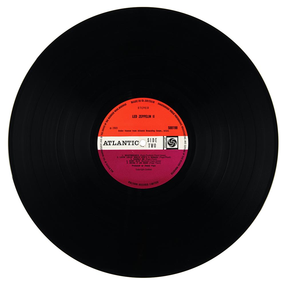 LED ZEPPELIN★II UK Atlantic Red/Maroon オ LED ZEPPELIN☆II UK Atlantic Red/Maroon オ LED ZEPPELIN☆II
