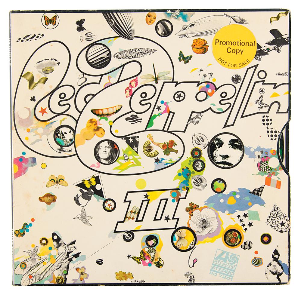Led Zeppelin III US Promotional First Pressing Album (Atlantic