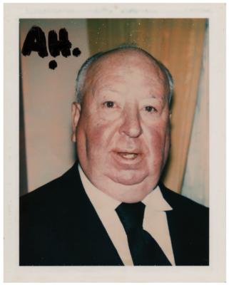 Lot #8040 Alfred Hitchcock Signed Photograph (Taken and Initialed by Andy Warhol) and Typed Letter Signed - Image 1