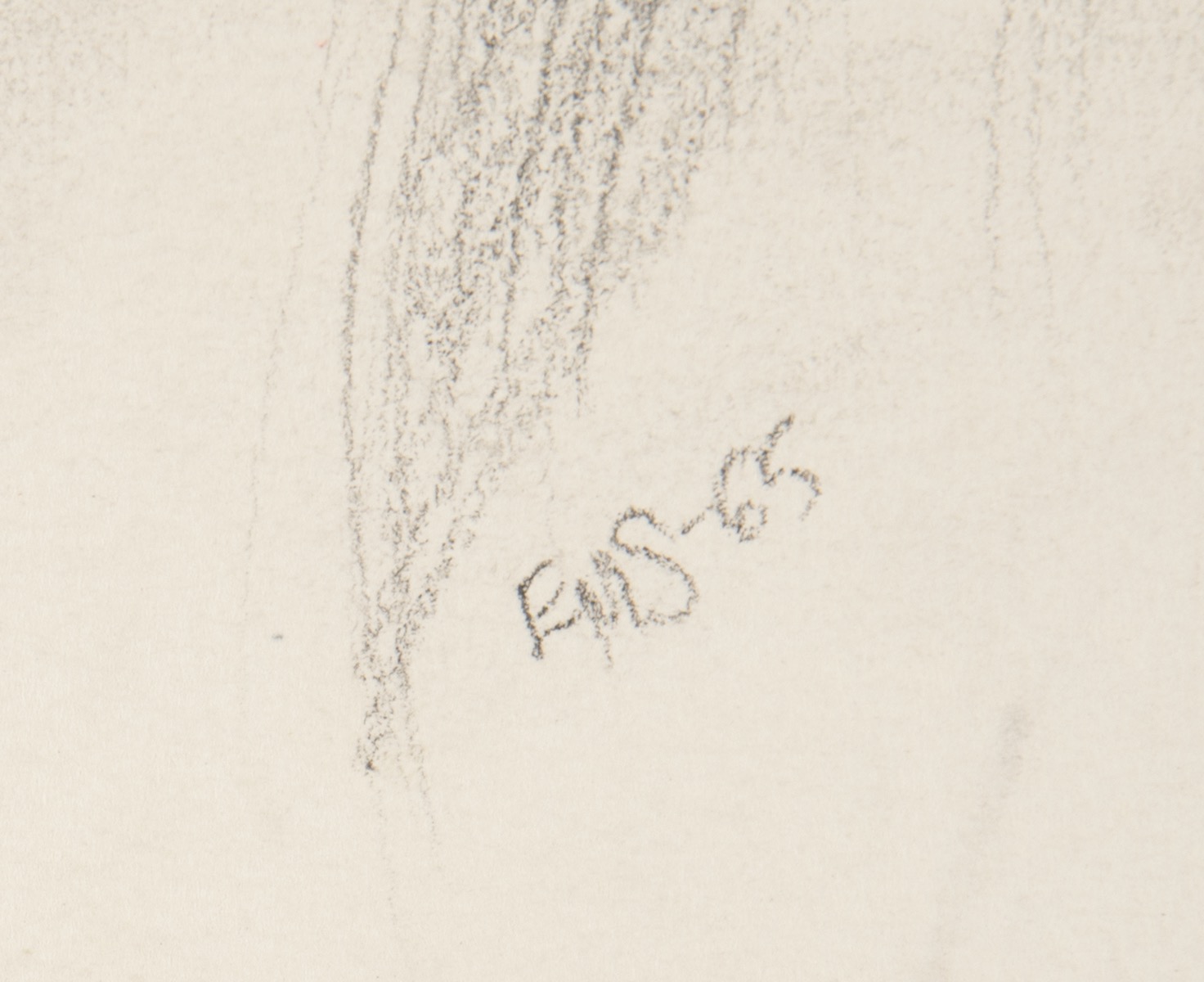 Lot #8033 Edie Sedgwick Original Female Portrait Sketch (1965) - Image 3