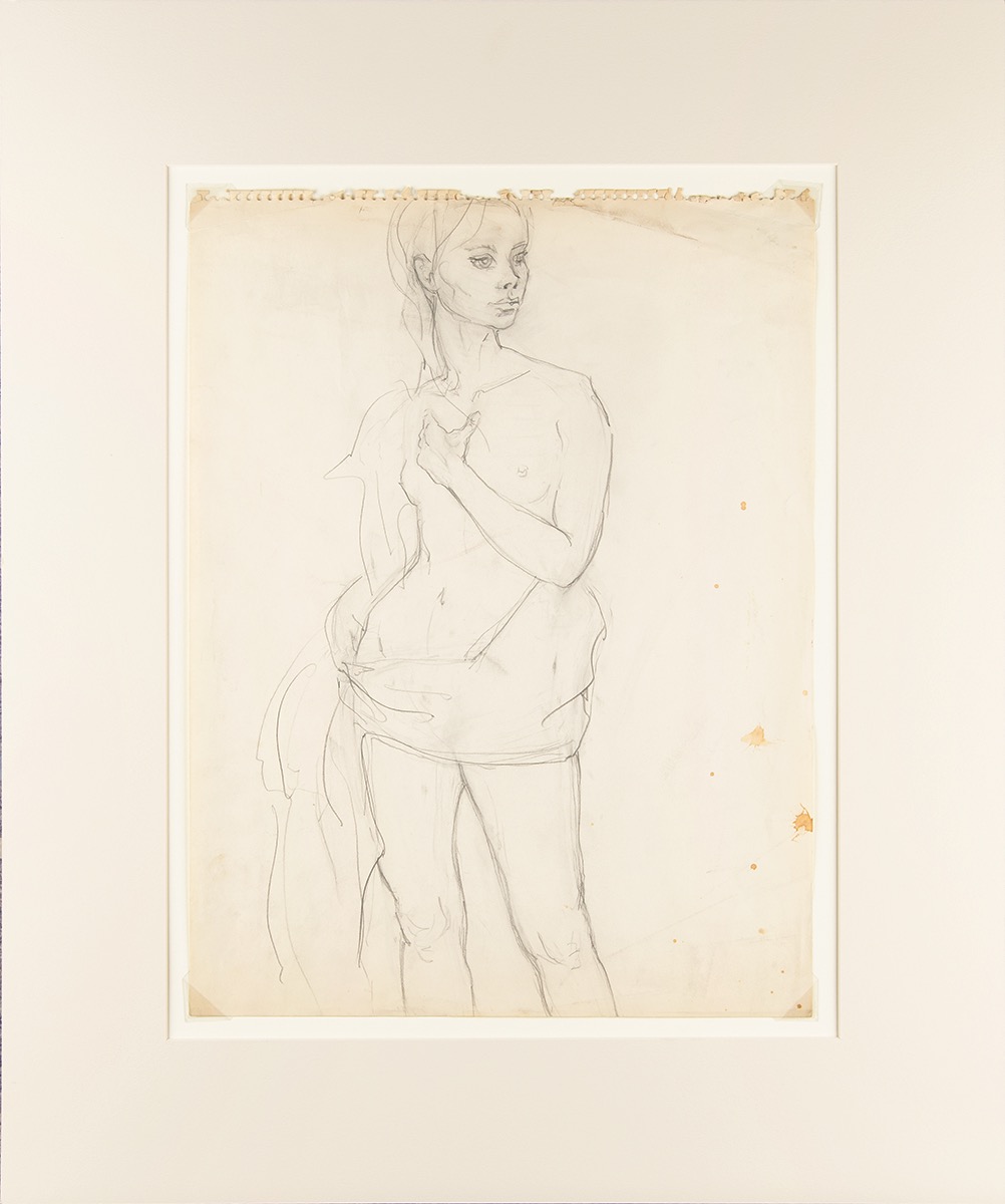 Lot #8034 Edie Sedgwick Original Self Portrait