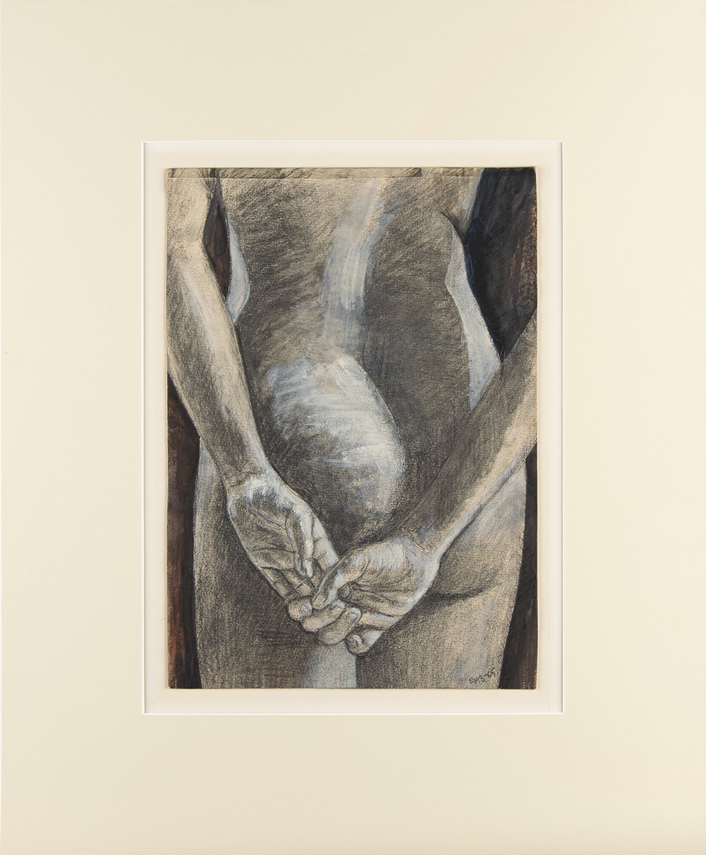 Lot #8036 Edie Sedgwick Original Female Artwork (1965) - Image 1