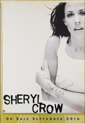 Lot #8444 Sheryl Crow Signed Poster - Image 1
