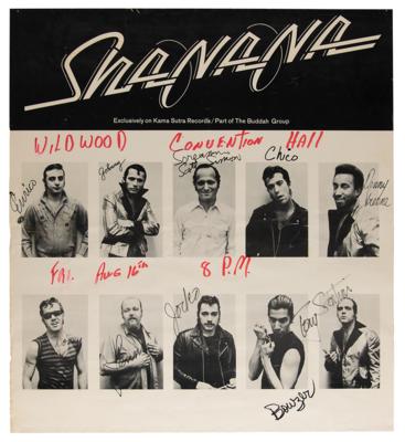 Lot #8349 Sha Na Na Signed Promotional Poster
