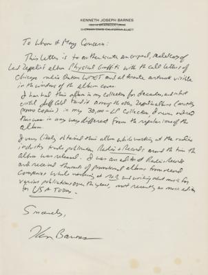 Lot #8163 Led Zeppelin Promotional 'Physical Graffiti' Album with Alternative 'WMET' Cover - Image 5