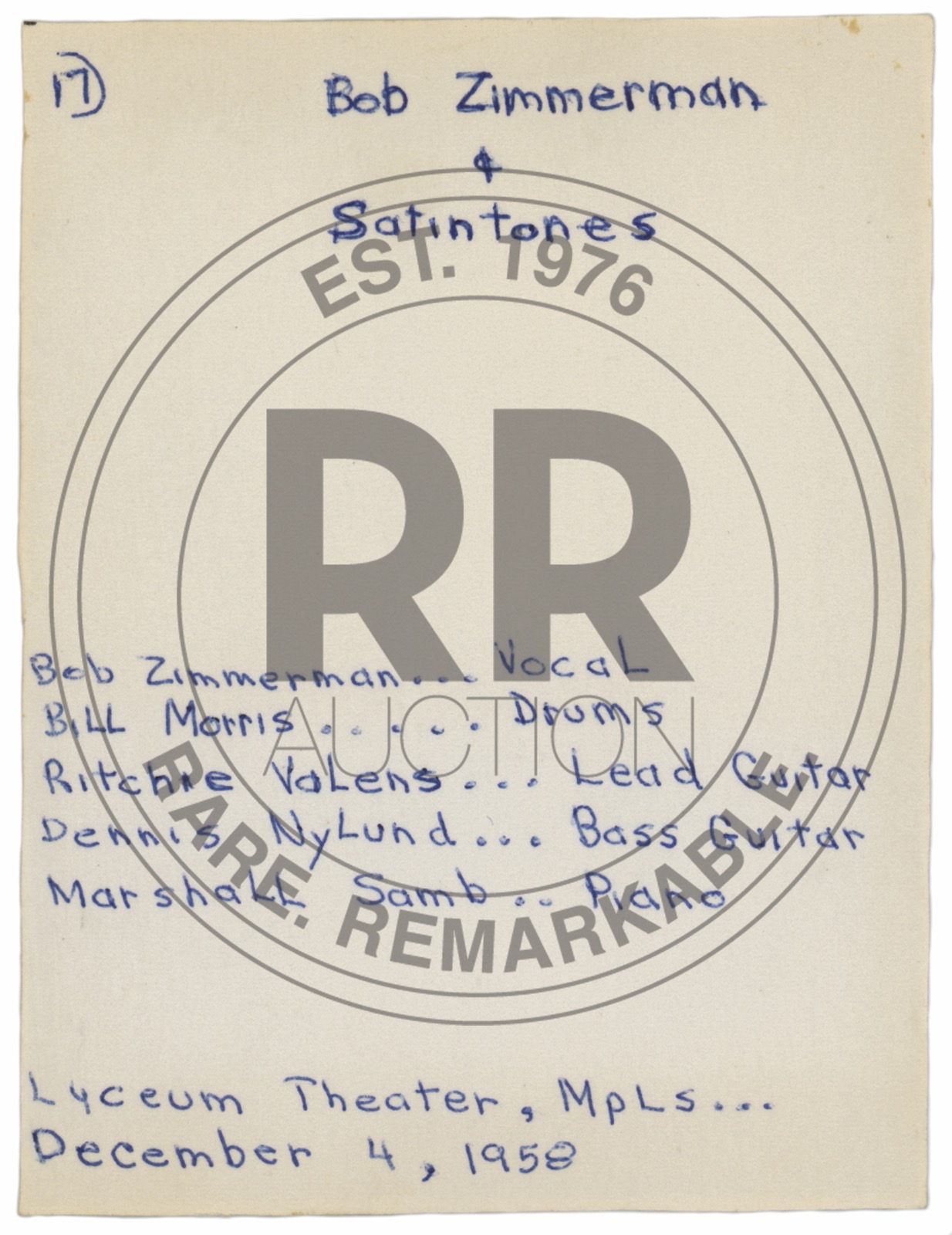 Lot #8002 Bob Dylan Signed and Annotated Photograph - Image 2