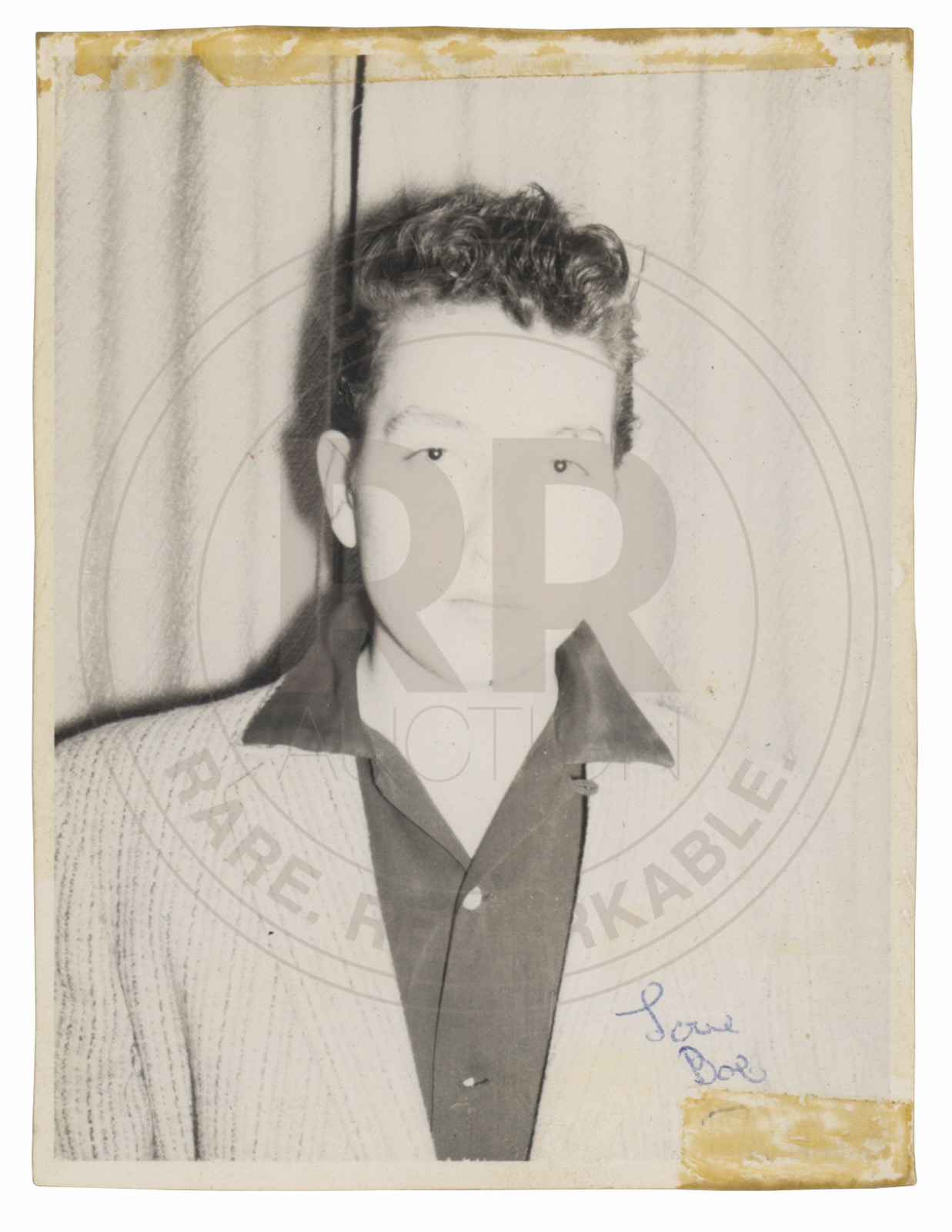Lot #8001 Bob Dylan Signed Photograph