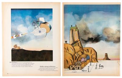 Lot #8076 Beatles: Richard Avedon 1968 Look Magazine Fold-Out Posters with Advertisement - Image 3