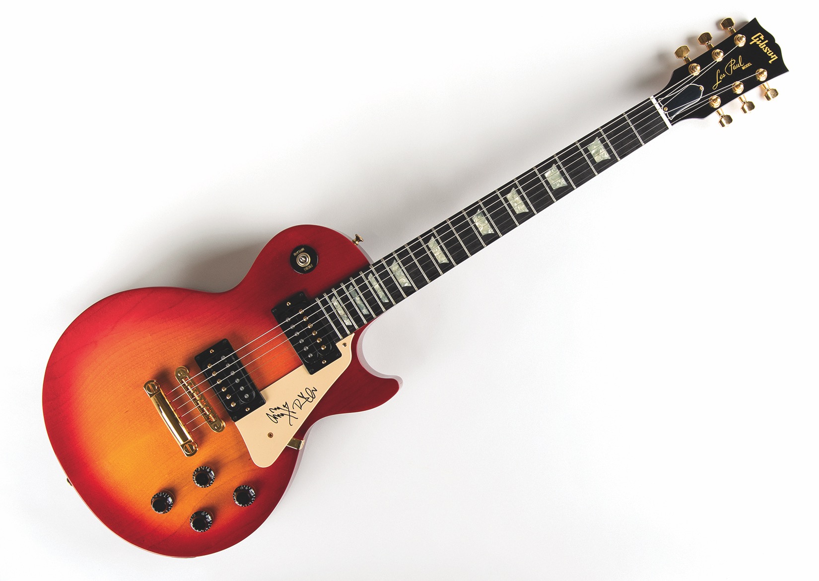 Lot #8162 Jimmy Page and Robert Plant Signed Limited Edition Gibson Les Paul Electric Guitar - Image 1