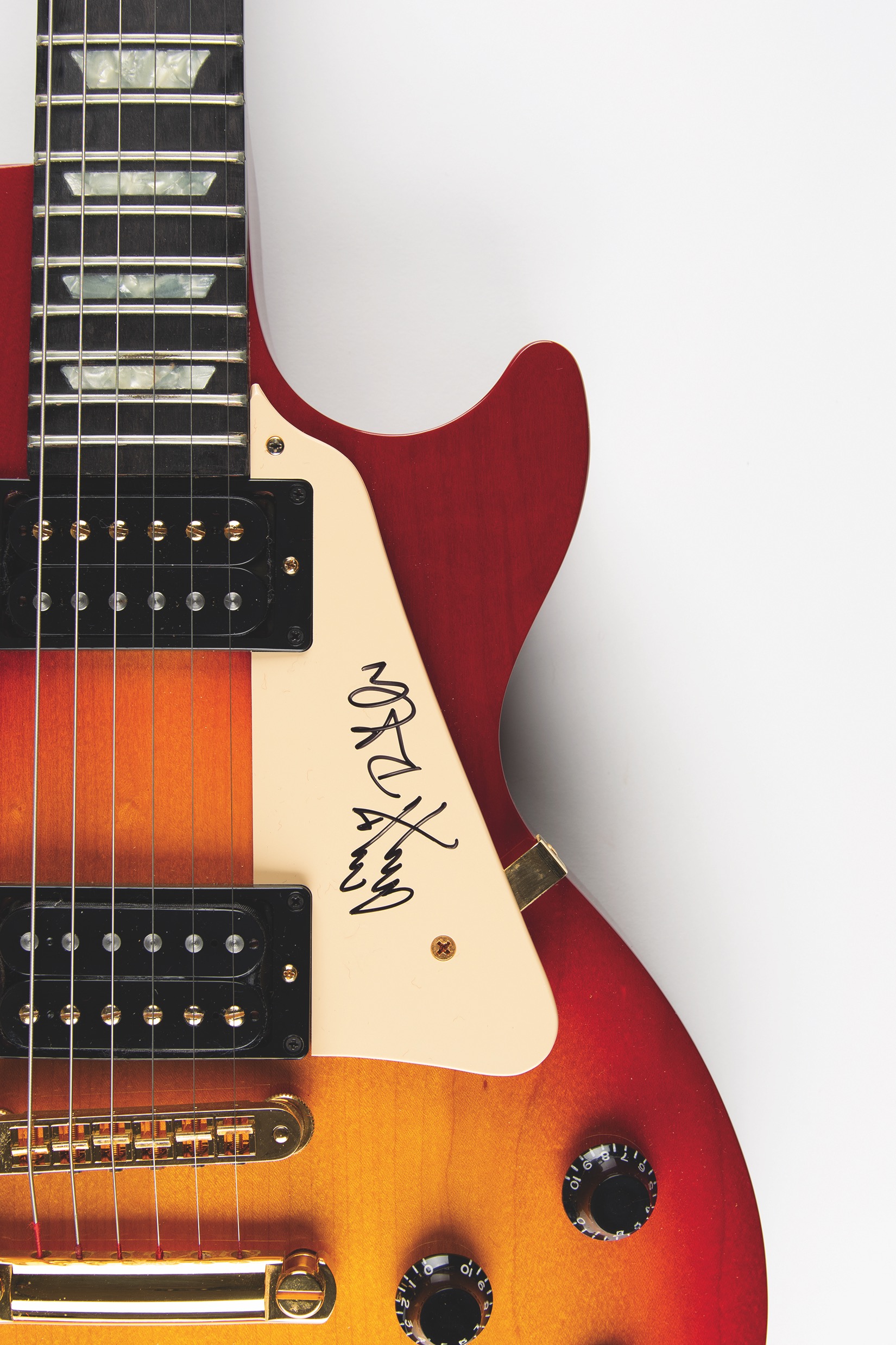 Lot #8162 Jimmy Page and Robert Plant Signed Limited Edition Gibson Les Paul Electric Guitar - Image 4