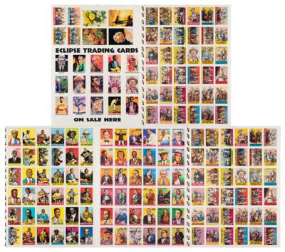 Lot #8192 Robert Crumb Trading Card Proof Sheets - Image 1