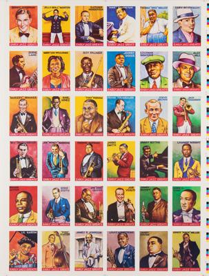 Lot #8192 Robert Crumb Trading Card Proof Sheets - Image 3
