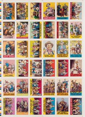 Lot #8192 Robert Crumb Trading Card Proof Sheets - Image 6