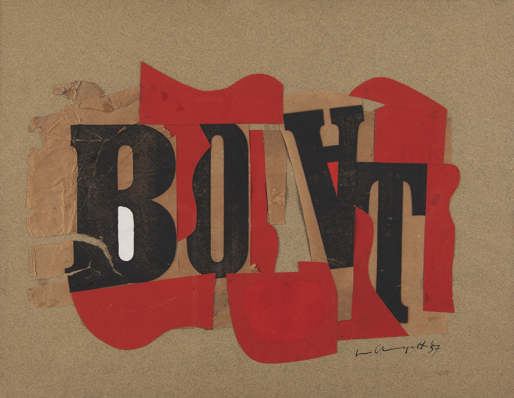 Lot #8475 Ivan Chermayeff Signed Original Artwork