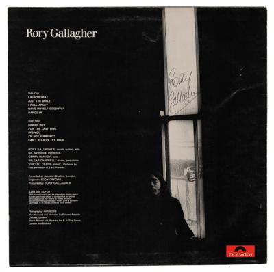 Lot #8314 Rory Gallagher Signed Album - Image 1