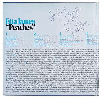 Lot #8197 Etta James Signed Album - Image 1